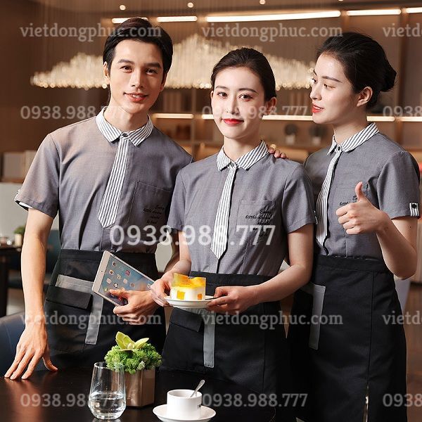 C&aacute;c mẫu &aacute;o sơ mi đồng phục Nh&agrave; h&agrave;ng - Kh&aacute;ch sạn mới nhất hiện nay