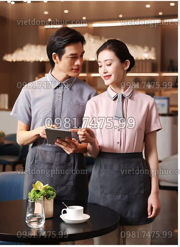 C&aacute;c mẫu &aacute;o sơ mi đồng phục Nh&agrave; h&agrave;ng - Kh&aacute;ch sạn mới nhất hiện nay