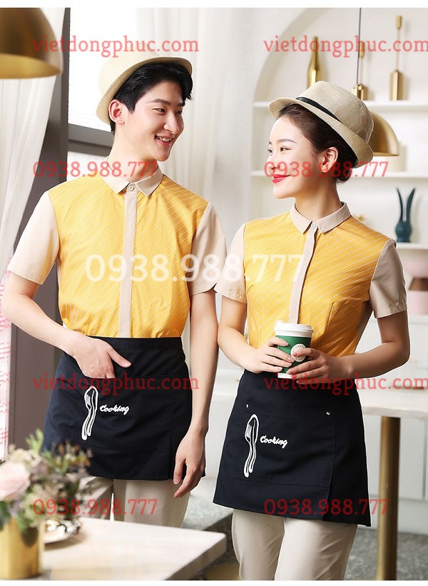 C&aacute;c mẫu &aacute;o sơ mi đồng phục Nh&agrave; h&agrave;ng - Kh&aacute;ch sạn mới nhất hiện nay